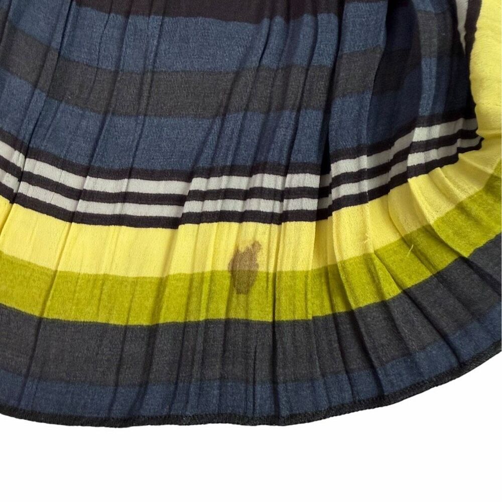 Free People Medium Pleated Hi-Low Skirt Flaws - Picture 8 of 8